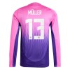 Original Fußballtrikot Deutschland Muller 13 Auswärtstrikot EURO 2024 Langarm Für Herren